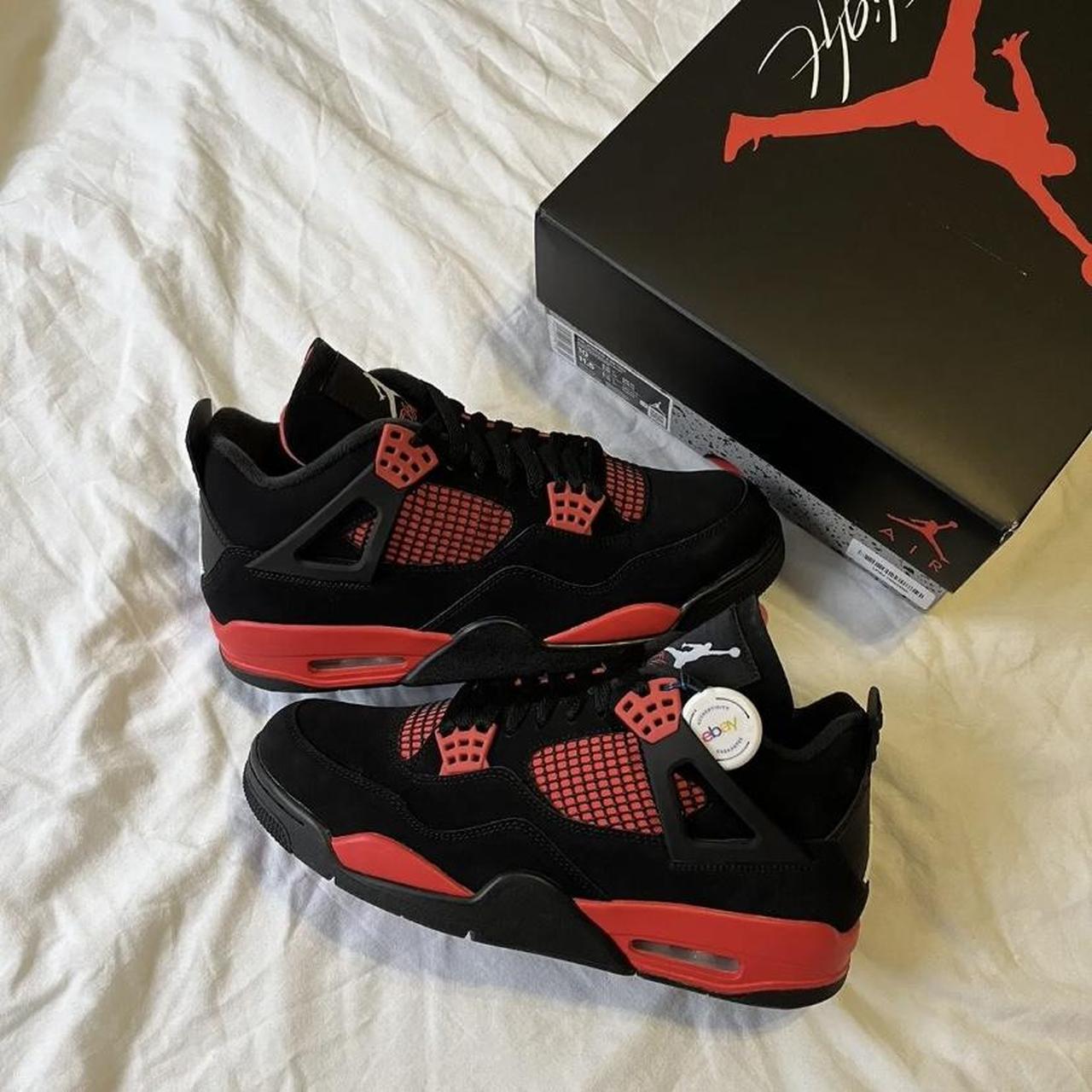 Jordan 4 Red Thunder🔴⚫️ Size 9 Brand New... - Depop