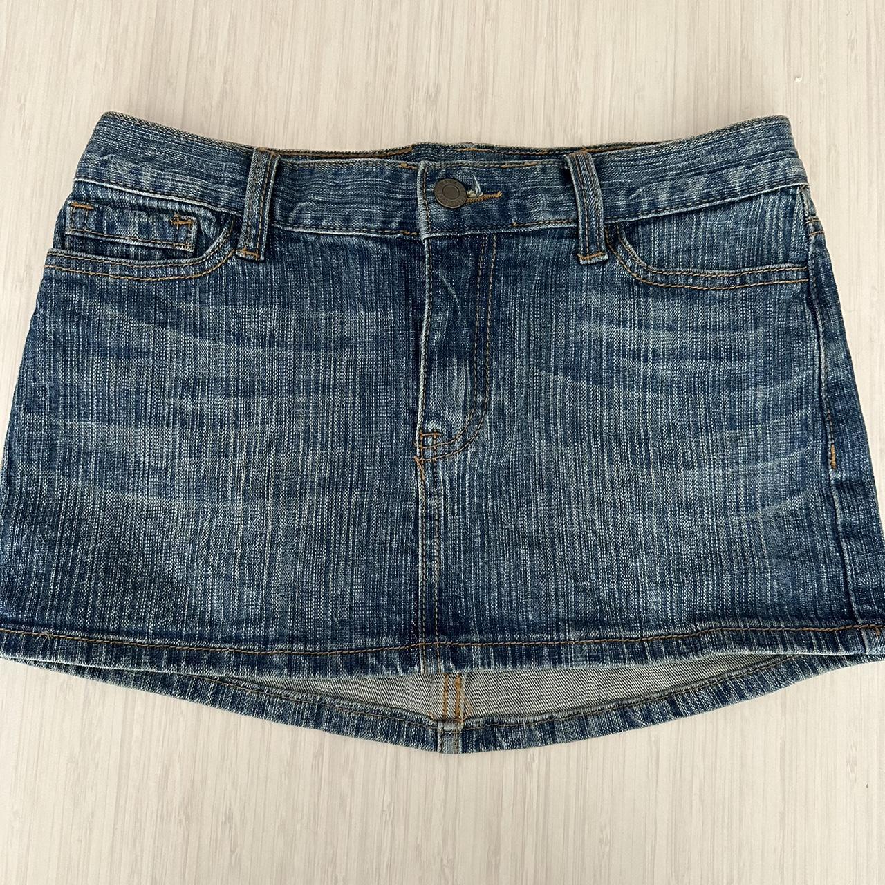Brandy Melville mini Jean skirt *** very small Depop