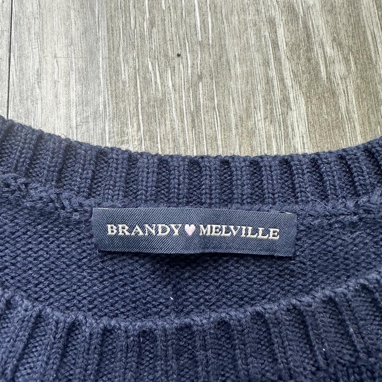 Brandy Melville stripped sweater - Depop