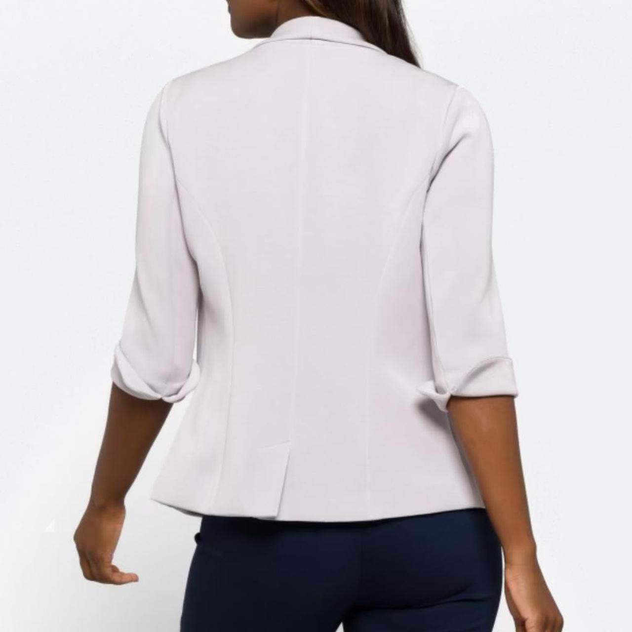 Source Unknown Women's Blazer Jacket - Grey/Purpl… - image 3