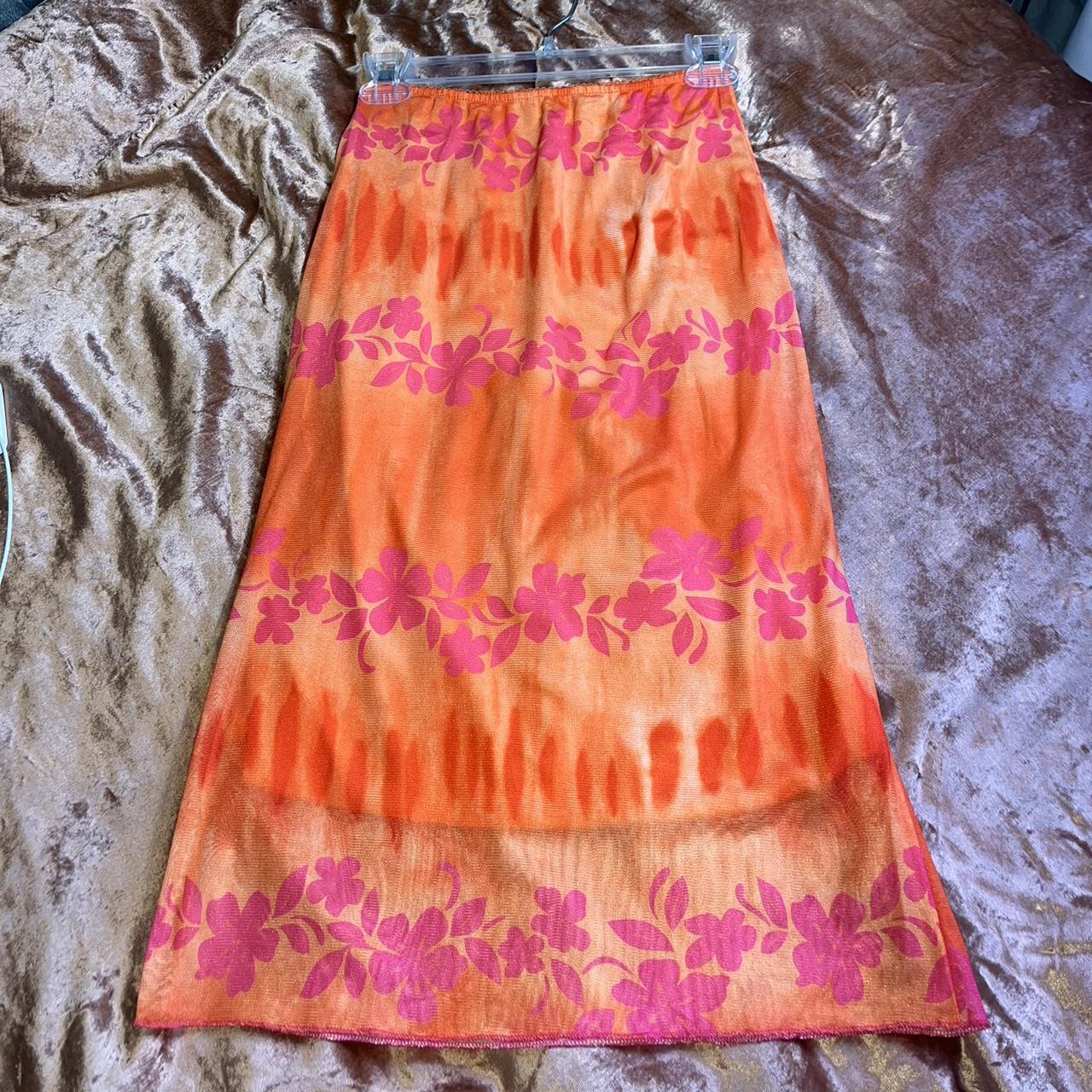 Vibrant coconut girl skirt in sunset colors! Very... - Depop