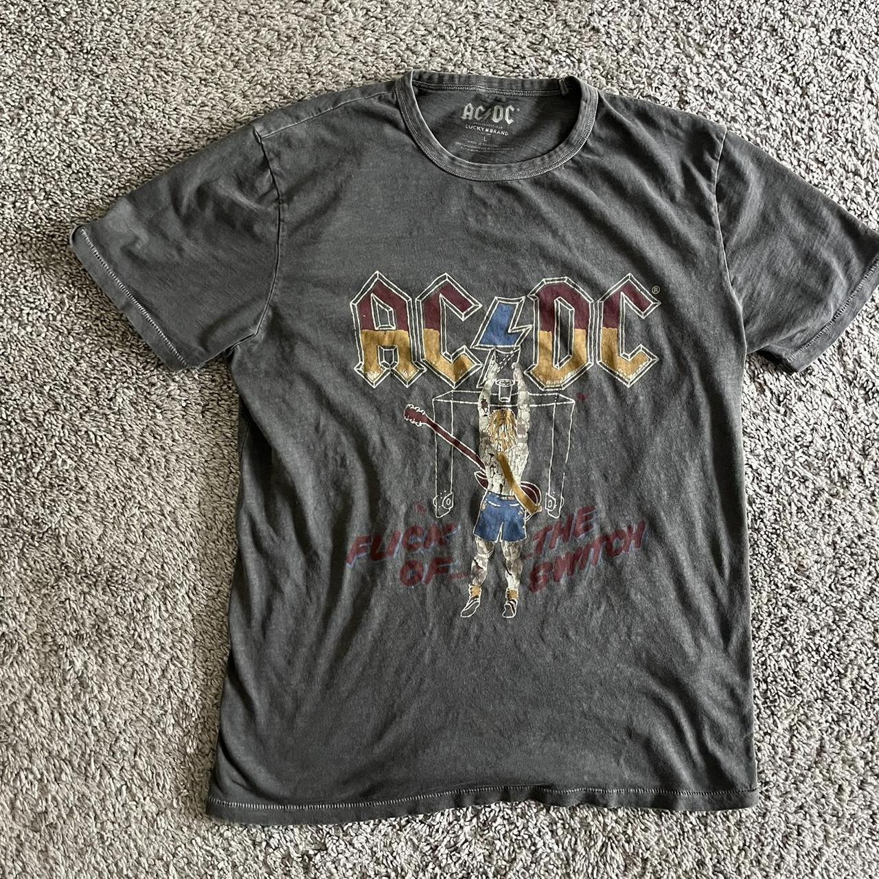 Vintage AC/DC Tee Size L OBO - Depop