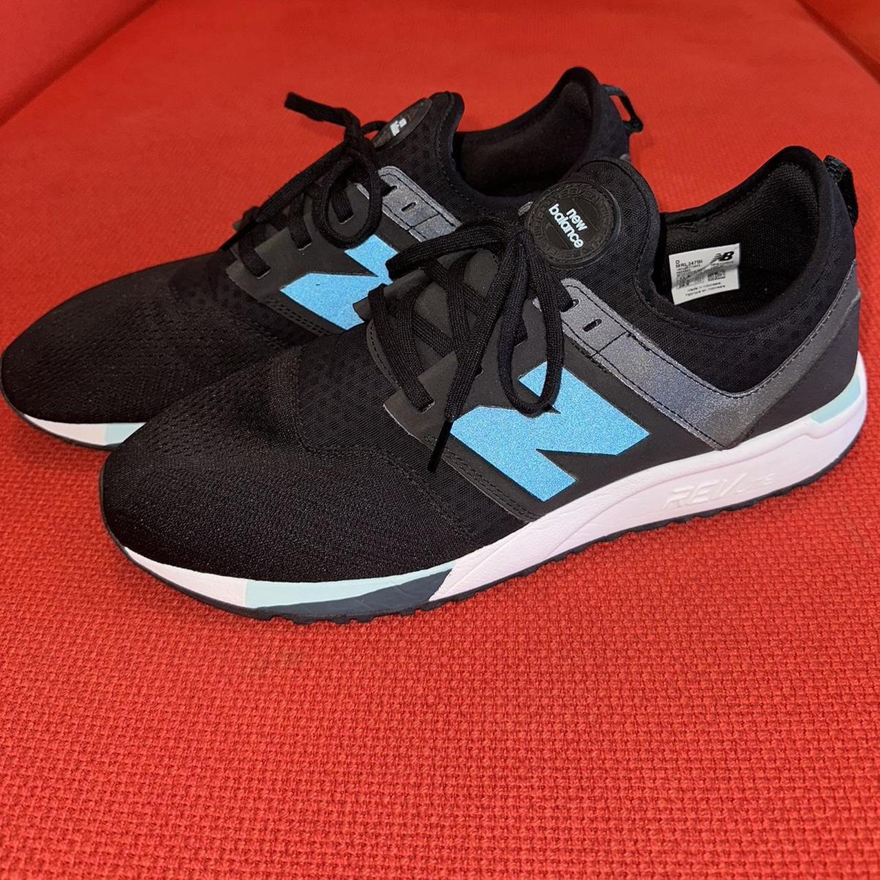 New Balance 247 Black/Spearmint Depop