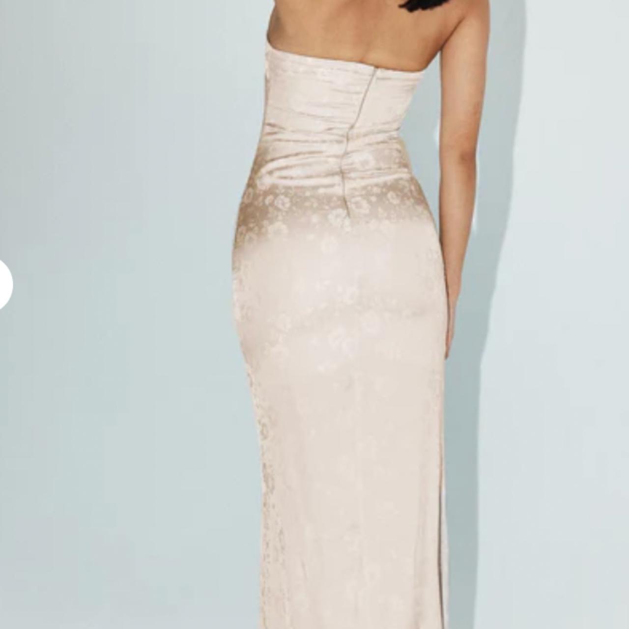 Salvin Strapless Maxi Dress Champagne