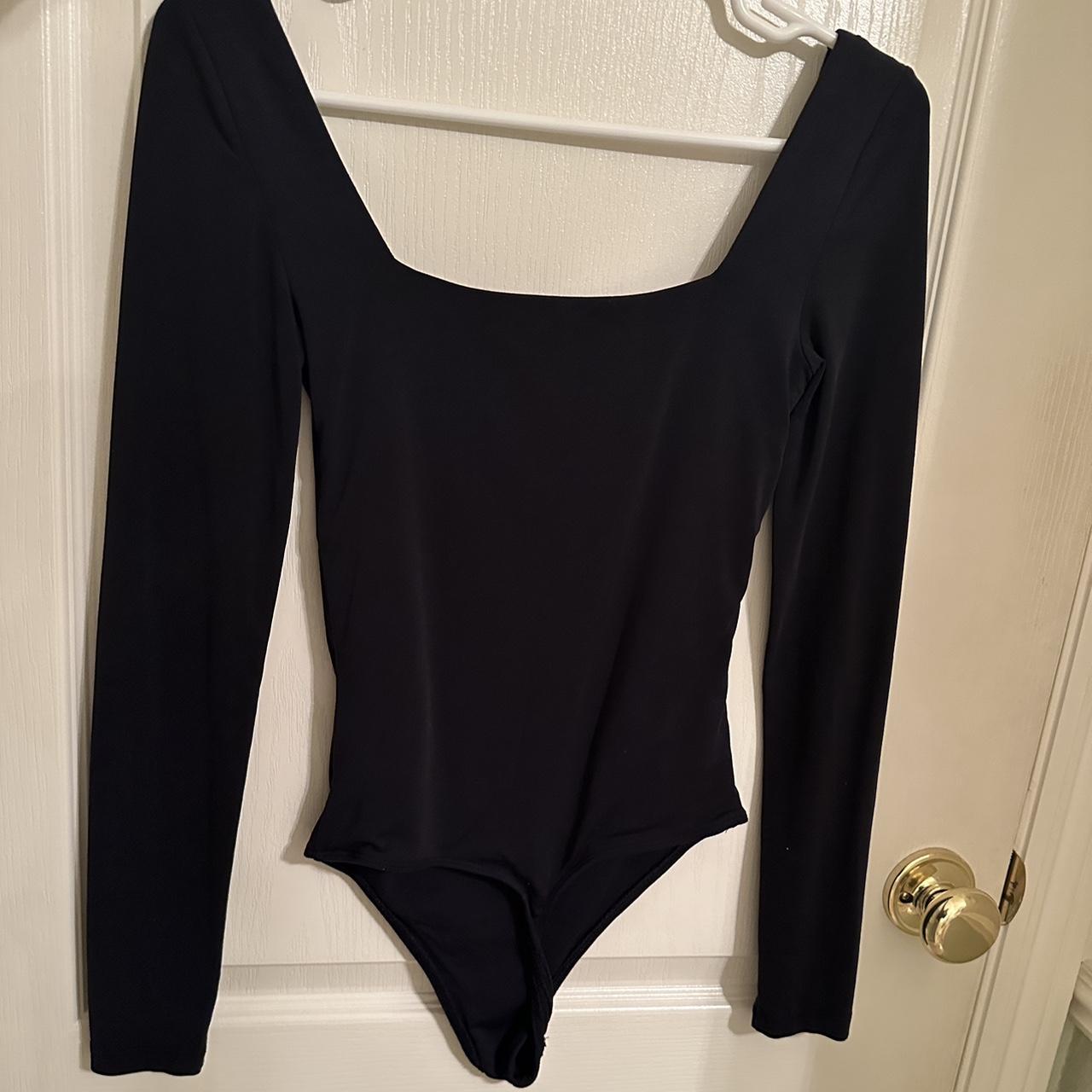 Aritzia Babaton Square Neck Contour Bodysuit... - Depop