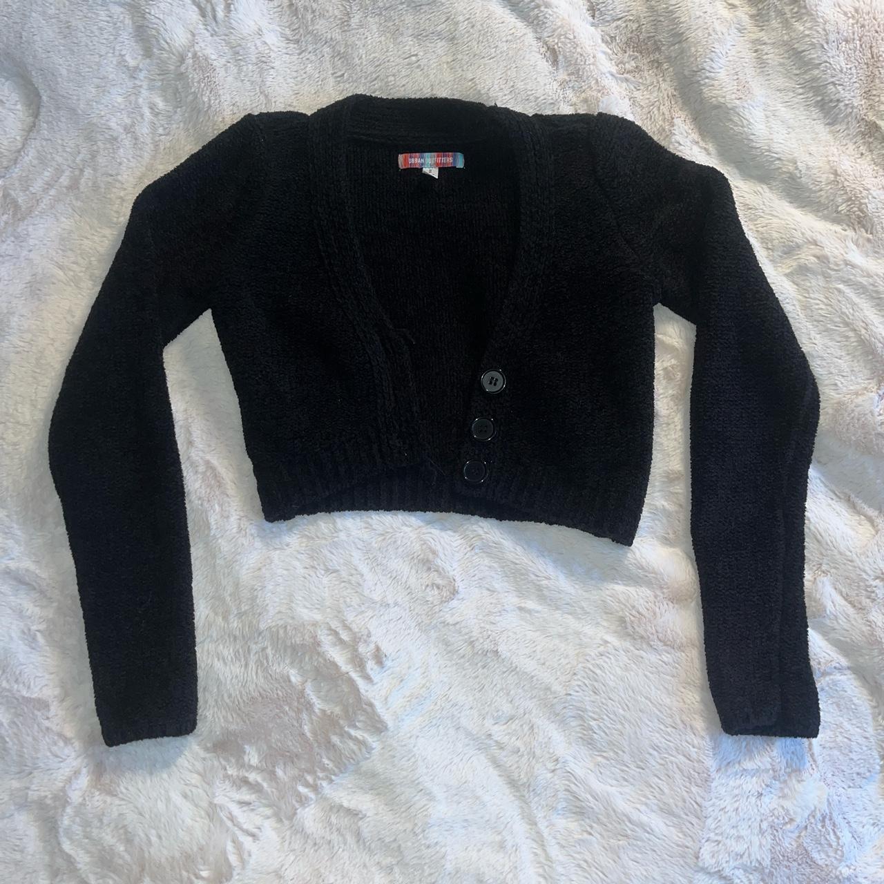 Urban Outfitters Women S Black Cardigan Depop