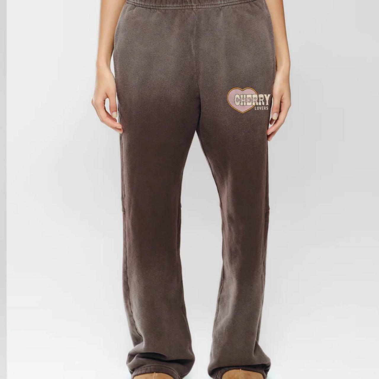 CHERRY LA Lovers Parachute Pants in Espresso
