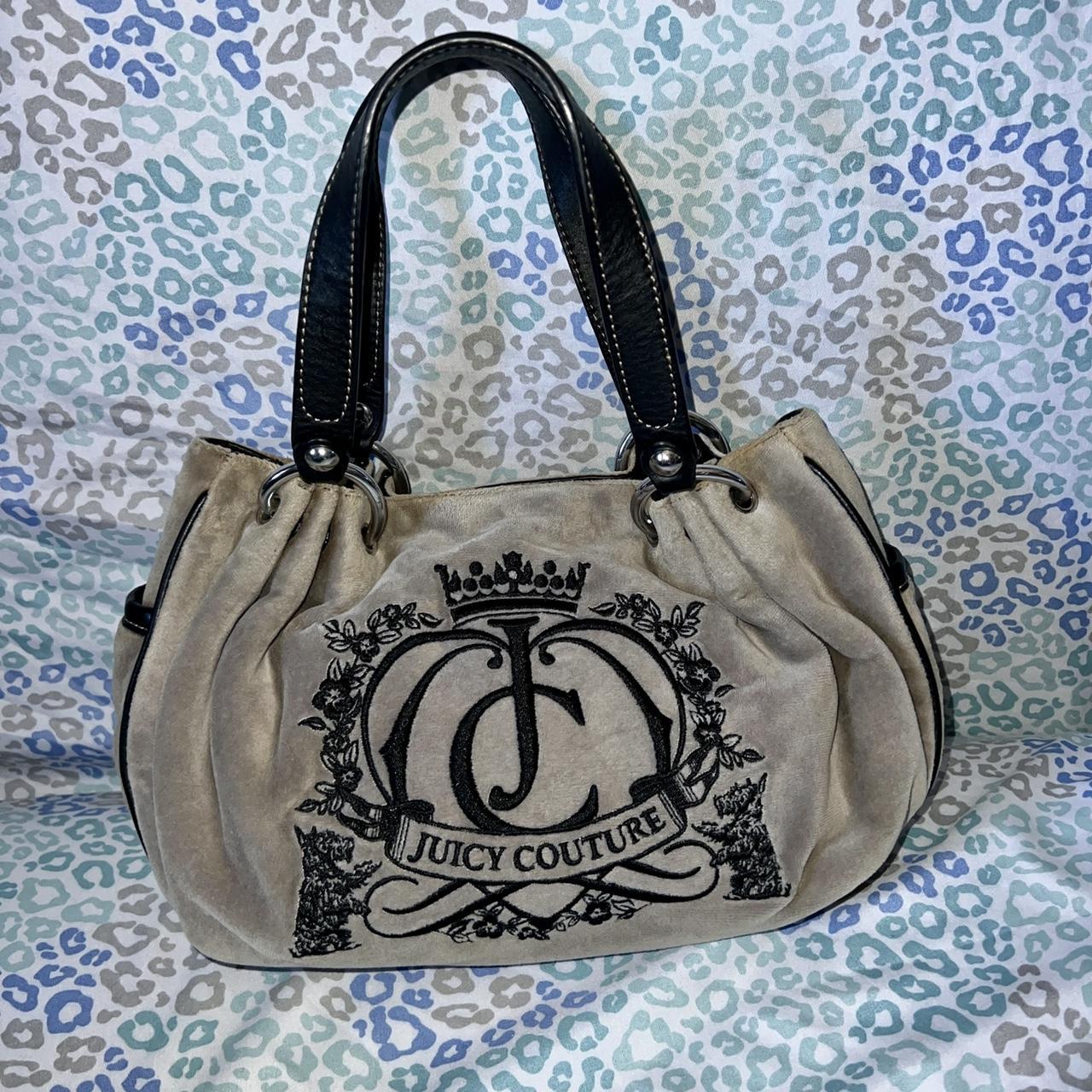 Vintage Grey Juicy Couture Purse Satchel Shoulder... Depop