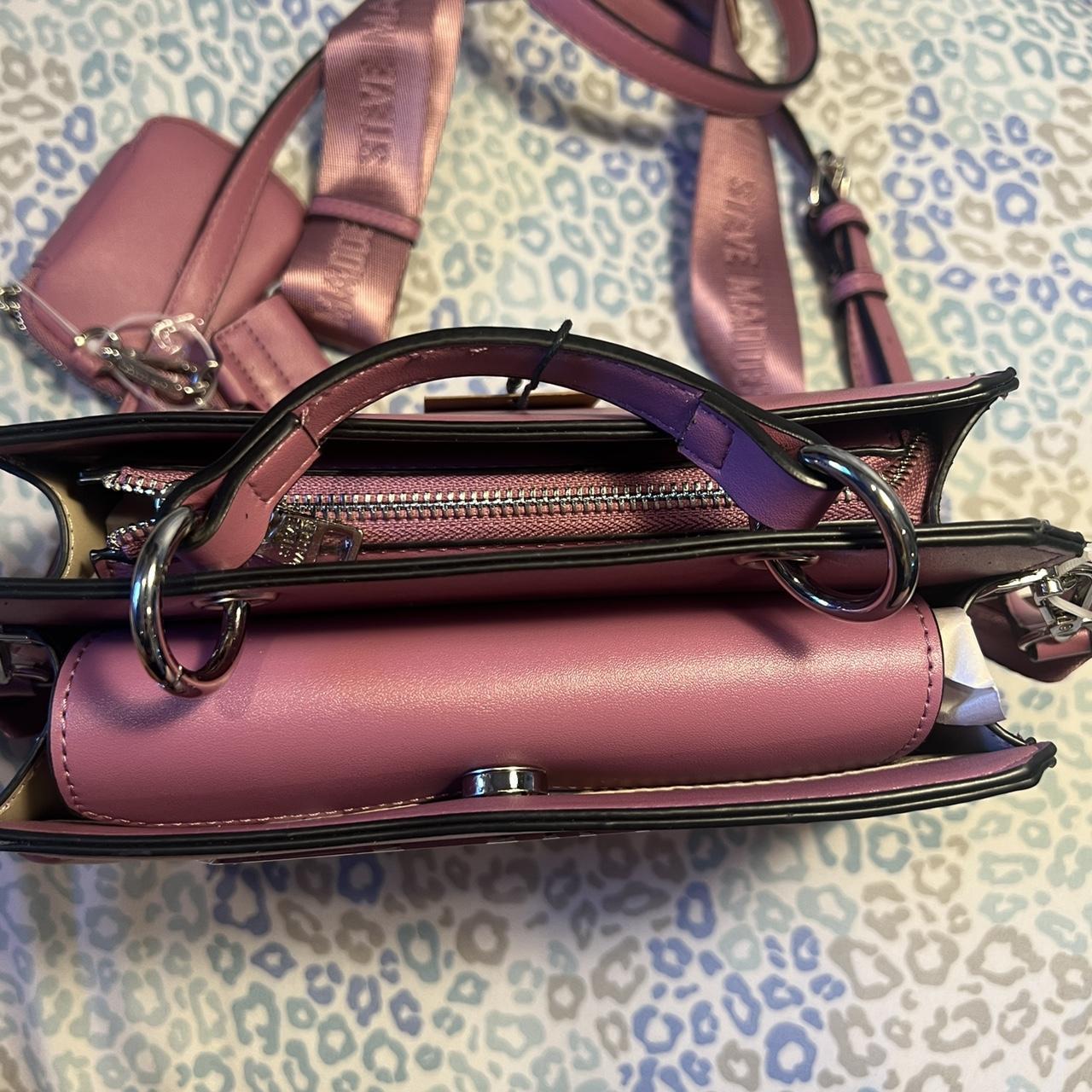 New Steve Madden Purse Hand Bag Satchel Purple