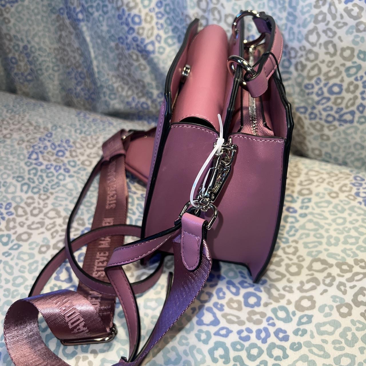 New Steve Madden Purse Hand Bag Satchel Purple