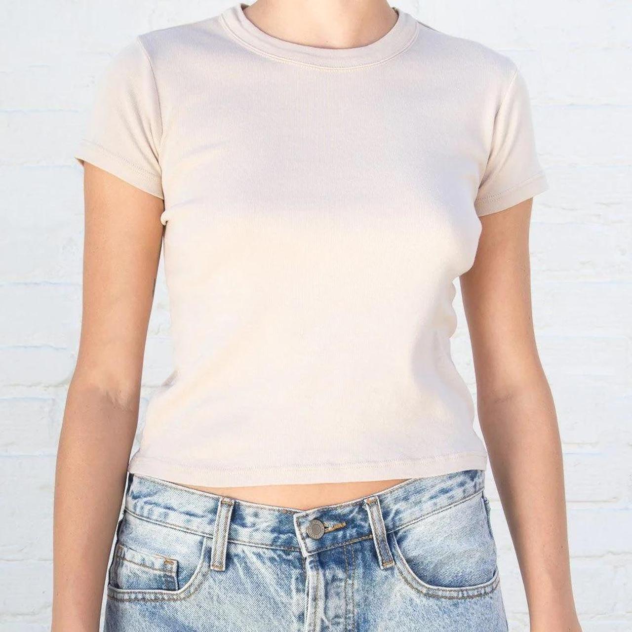 Brandy melville hailie top in sand NO OFFERS Depop