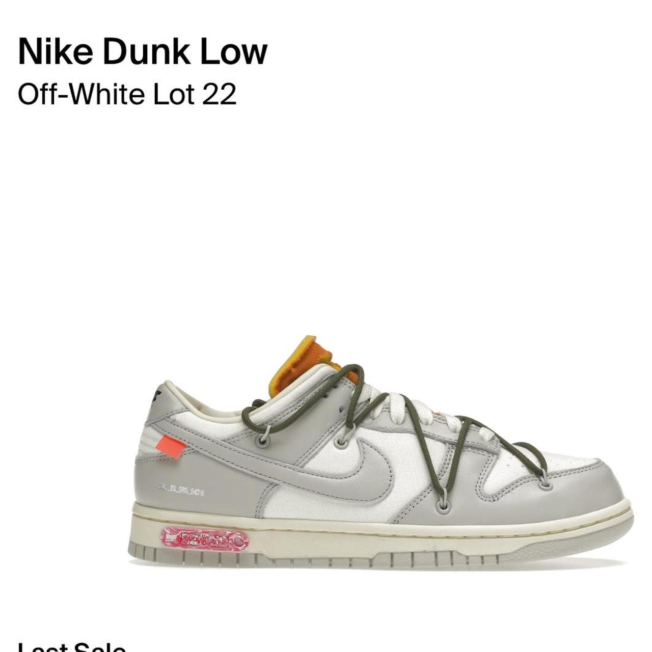 Off White Nike dunk low Only worn 3 times Comes with - Depop