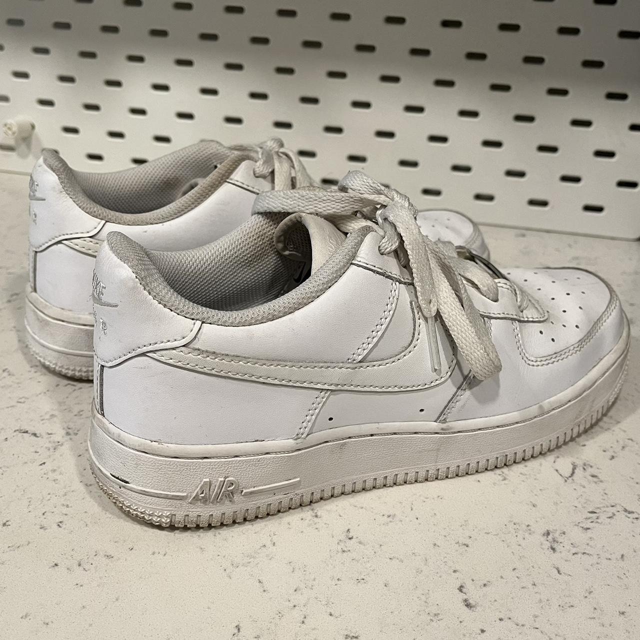 Women’s/Youth - White Air Force 1s - Size 5.5Y -... - Depop