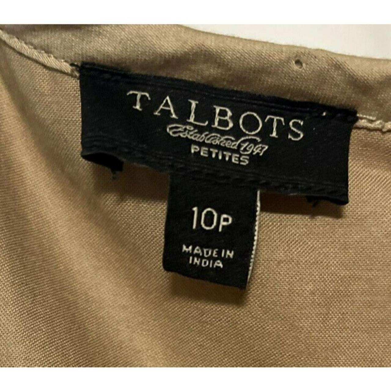 Talbots Women's Khaki Dress 