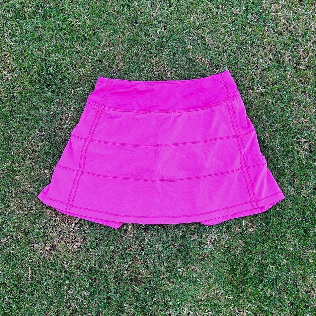 🤍Worn once cute pink tennis skirt from Lululemon! So... - Depop
