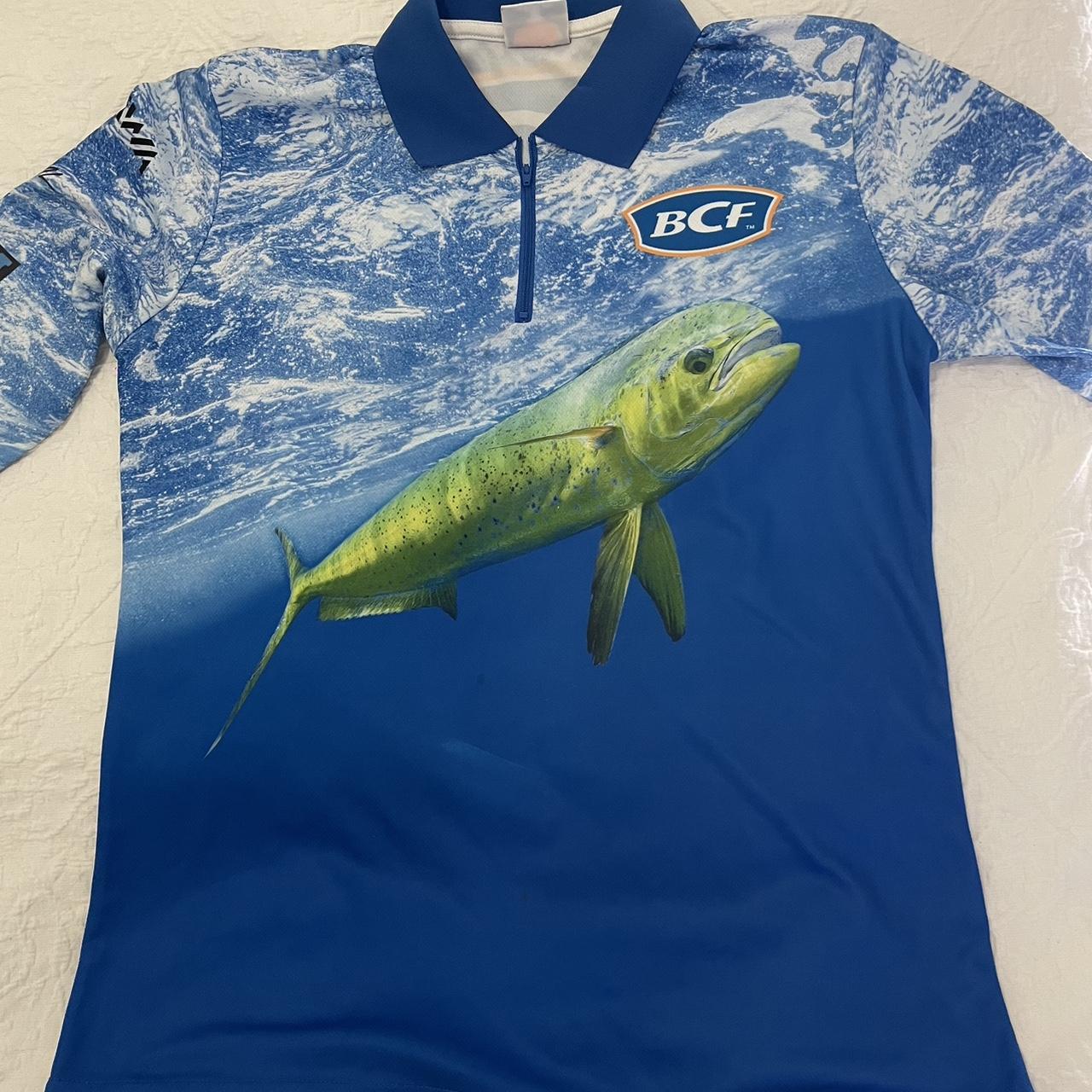 BCF Fishing shirt Size 10, hardly worn 🩵 - Depop