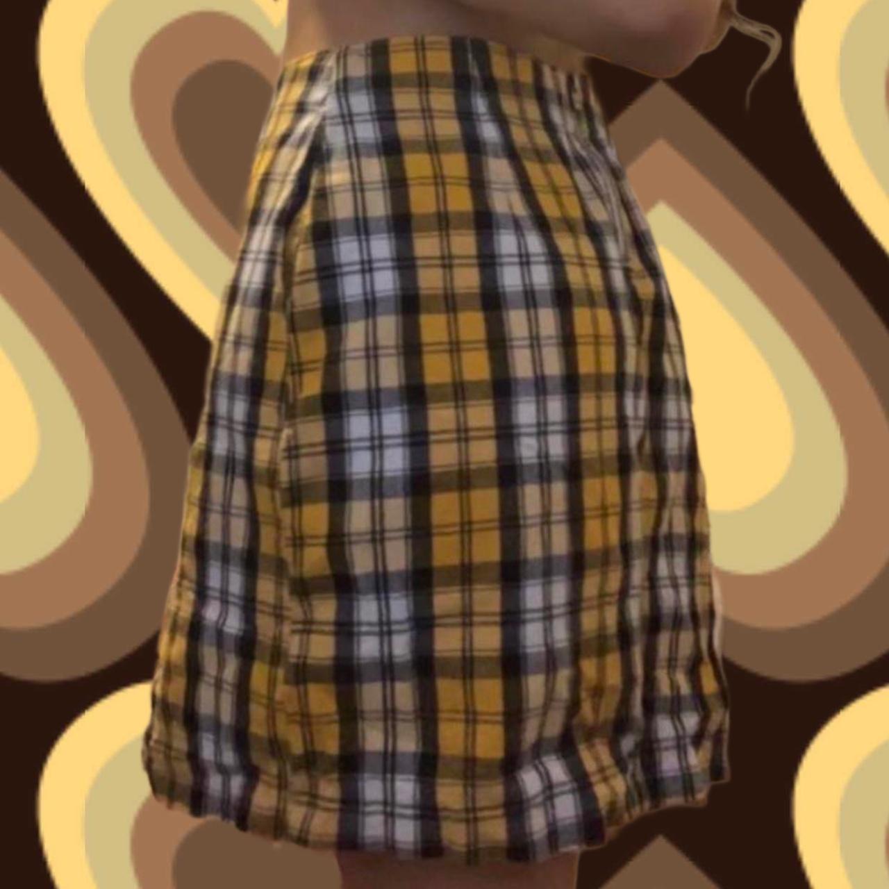 holister clueless yellow plaid skirt ✨⚡️💋⚡️✨ Depop