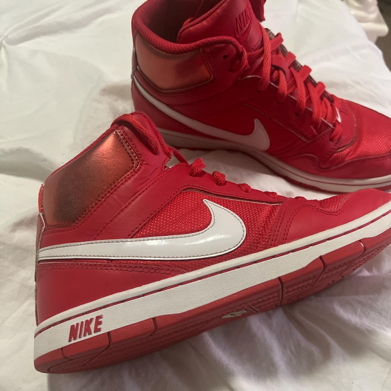 womens all red nike shoes