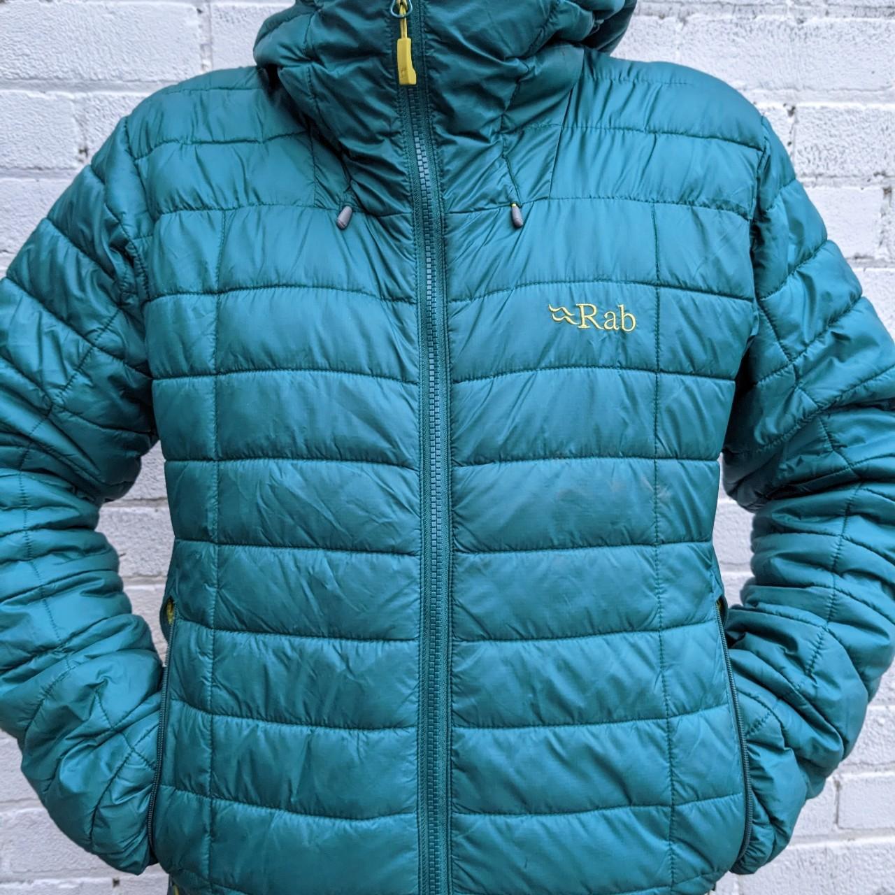 Rab Men's Yellow and Green Jacket | Depop