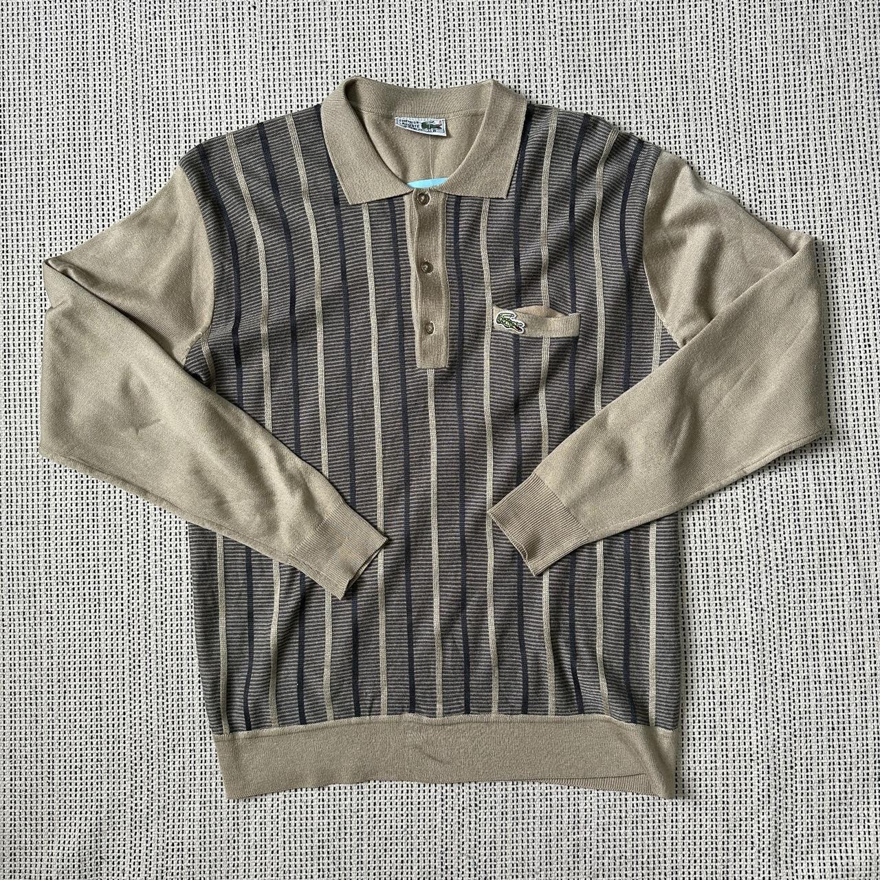 [ Vintage Lacoste Jumper ] Shoulder 22inch... Depop