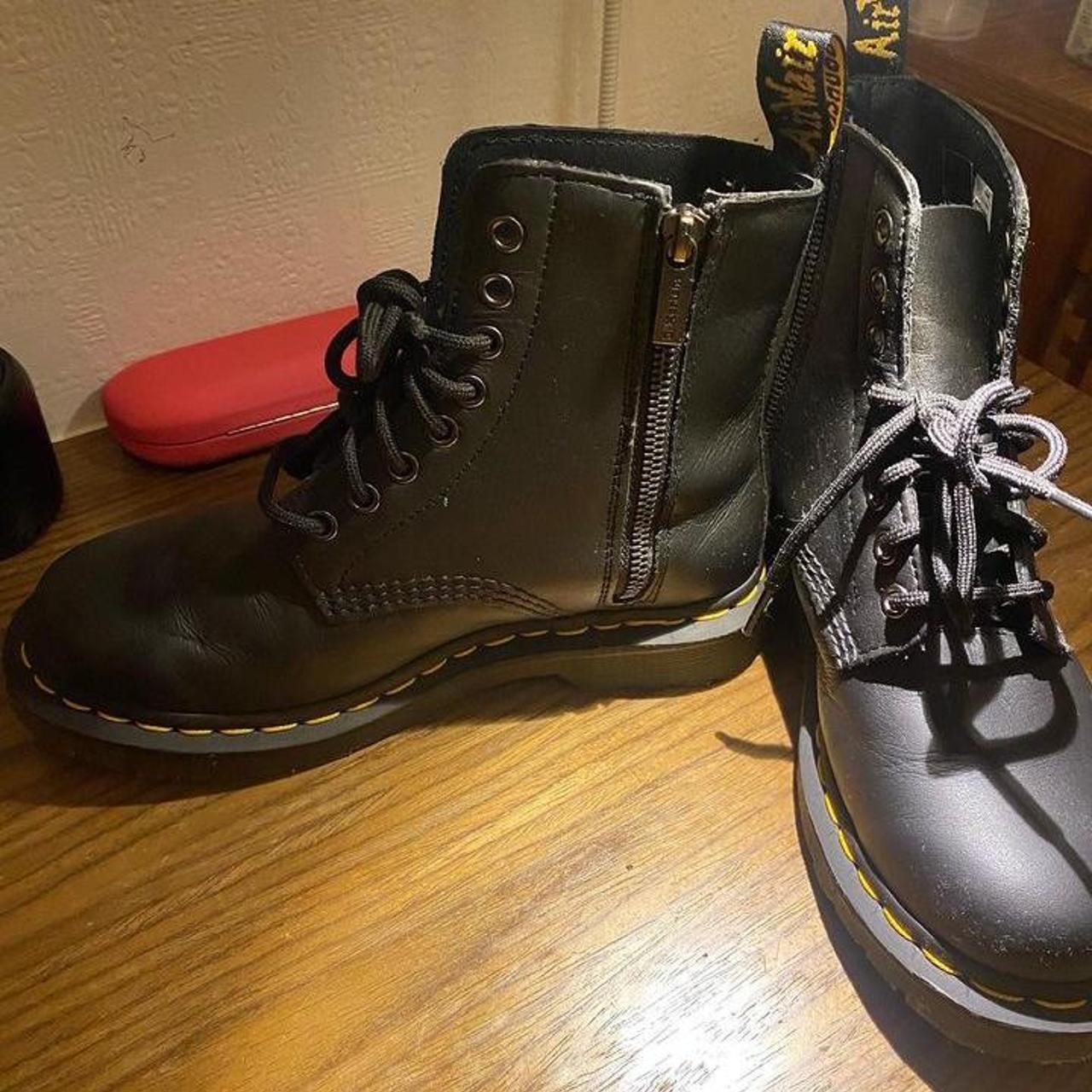 With Zipper On Side Sale Botas Martens 1460 Pascal Nappa Con