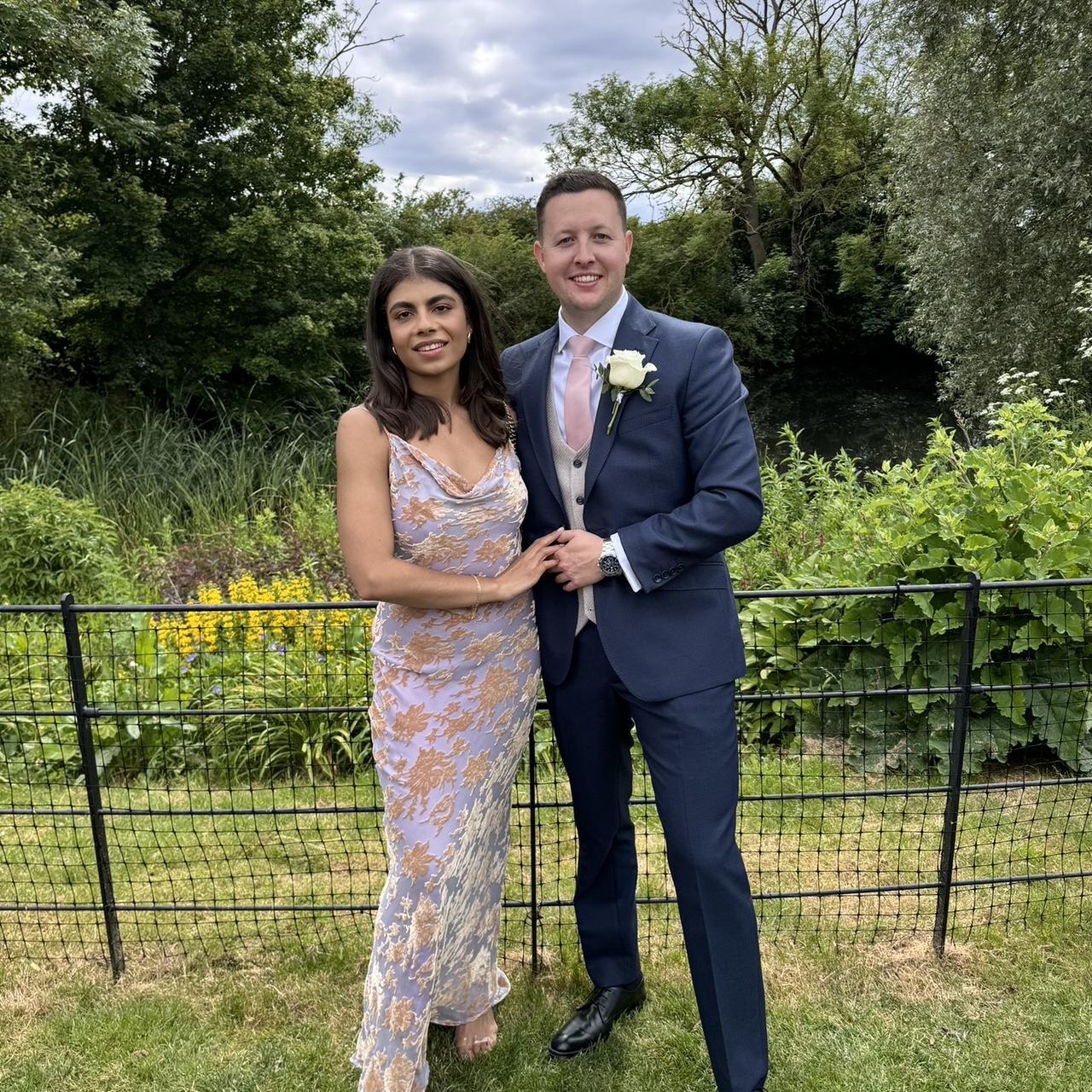 Lilac Rat Boa dress 8/Small