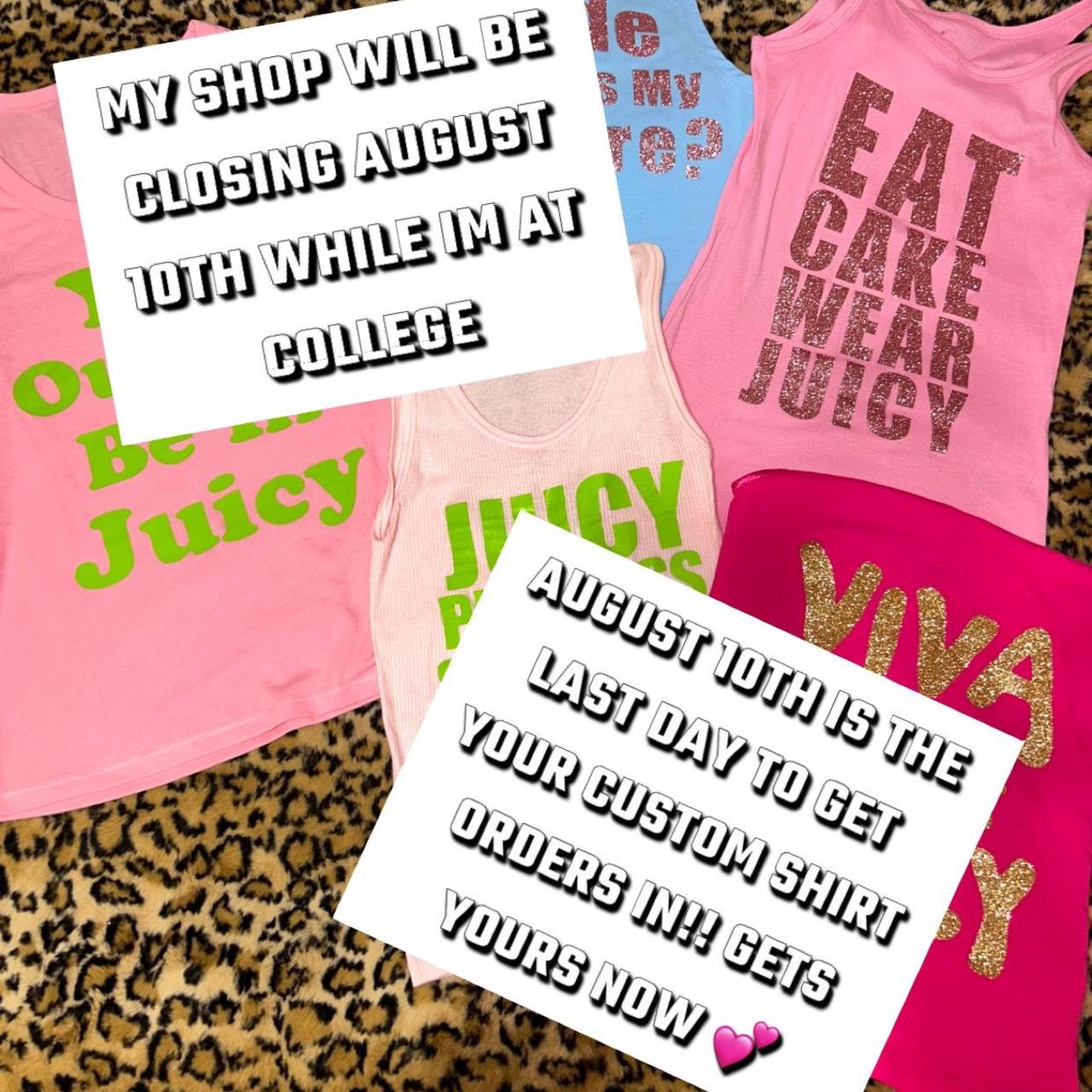 Juicy Couture retailer eat cake wear juicy shades