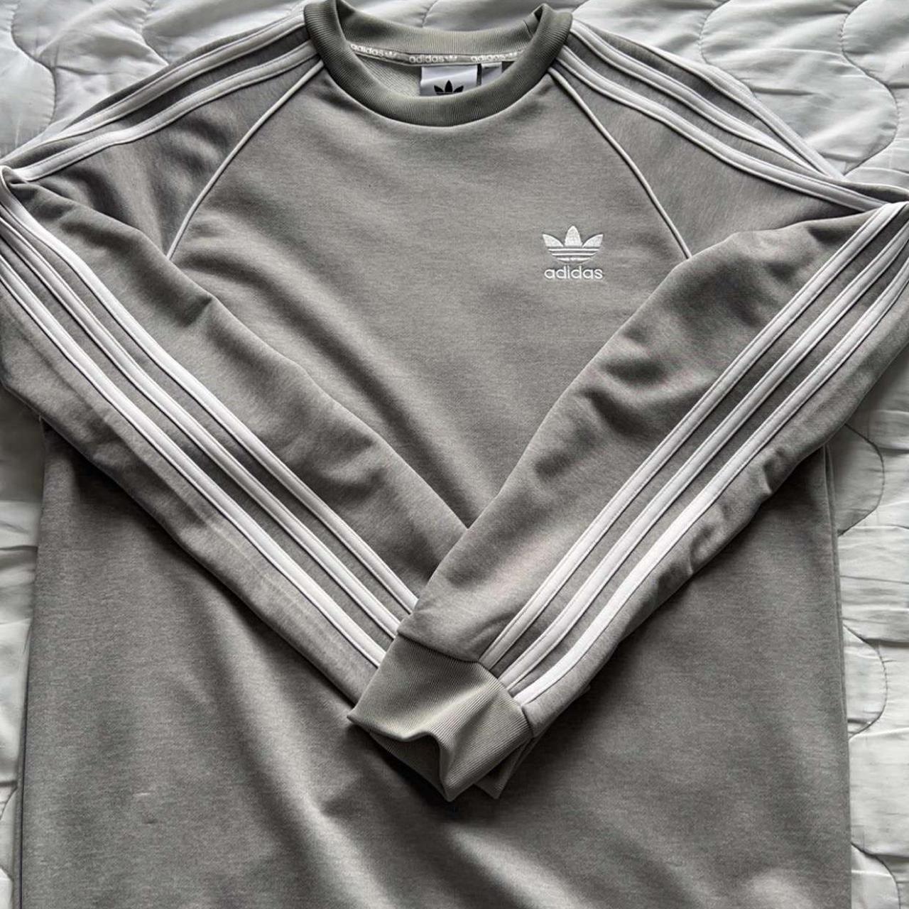 Adidas grey jumper outlet mens