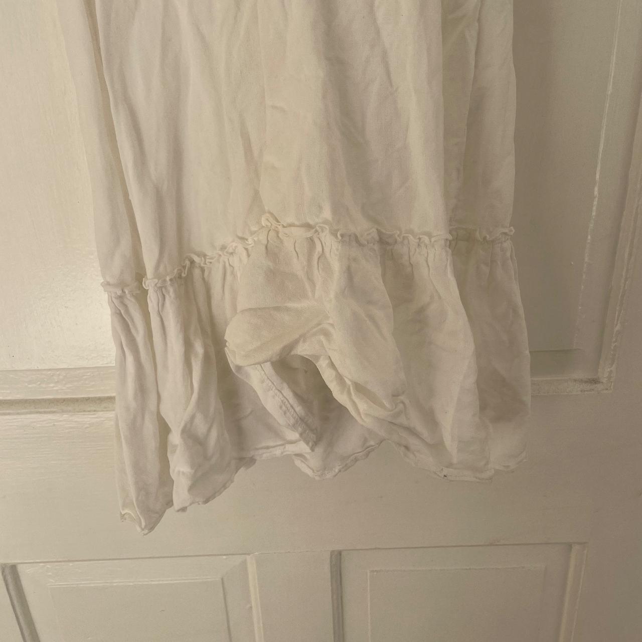 Vintage Kookai white cotton dress great... - Depop