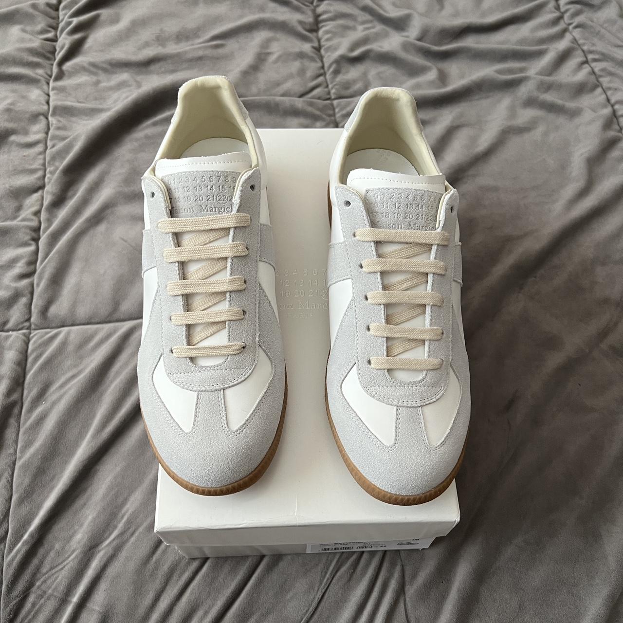 🏷️Maison Margiela White Replica Sneakers🏷️ Classic... - Depop