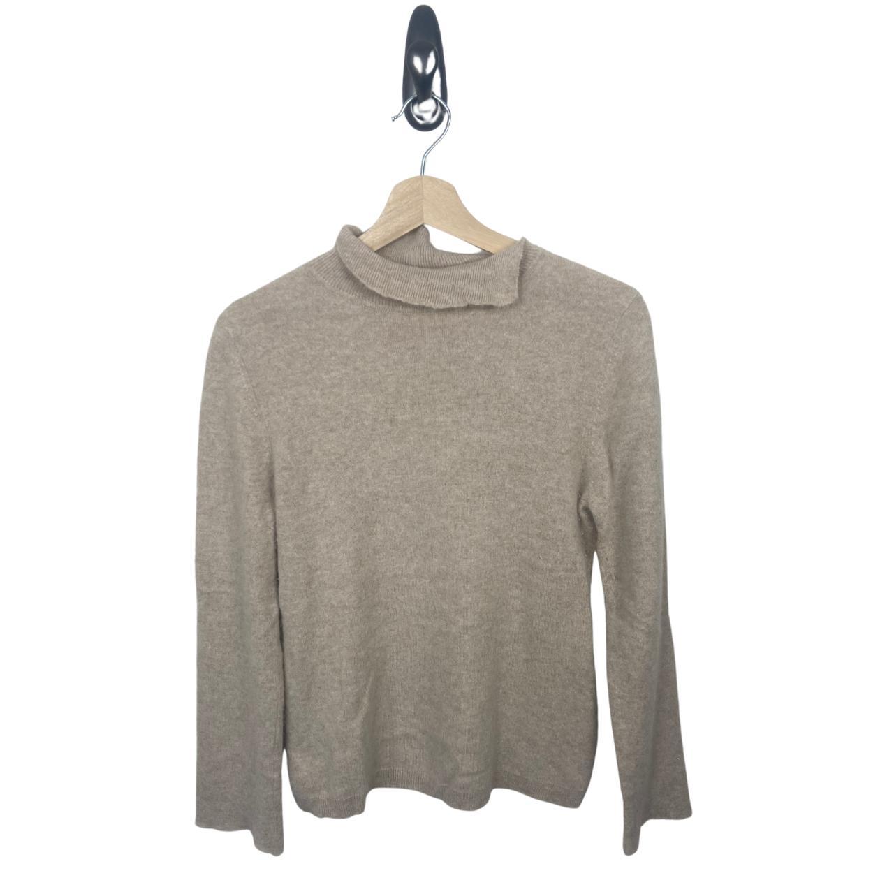 Cream 100% Cashmere Turtleneck Sweater in Cream. No... - Depop