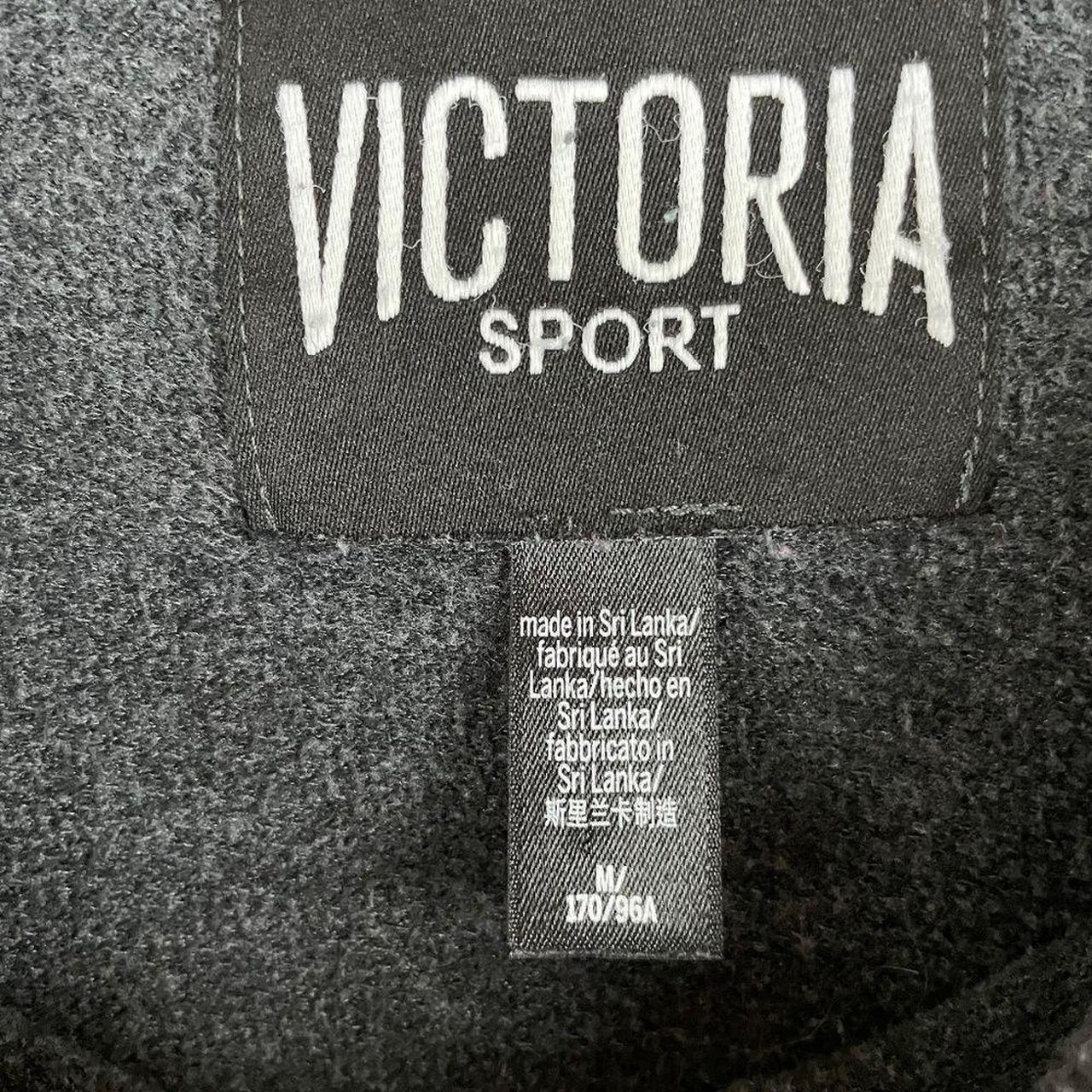 Victoria's Secret Sport Black and Rainbow Graphic - Depop