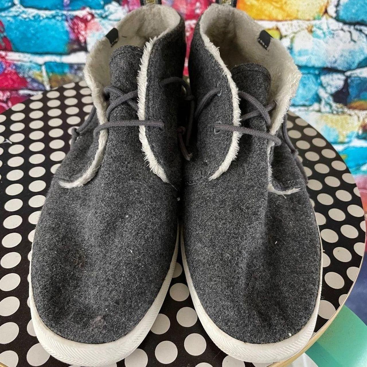 KEDS Chillax Chukka Charcoal Wool Shearling Bootie. Depop