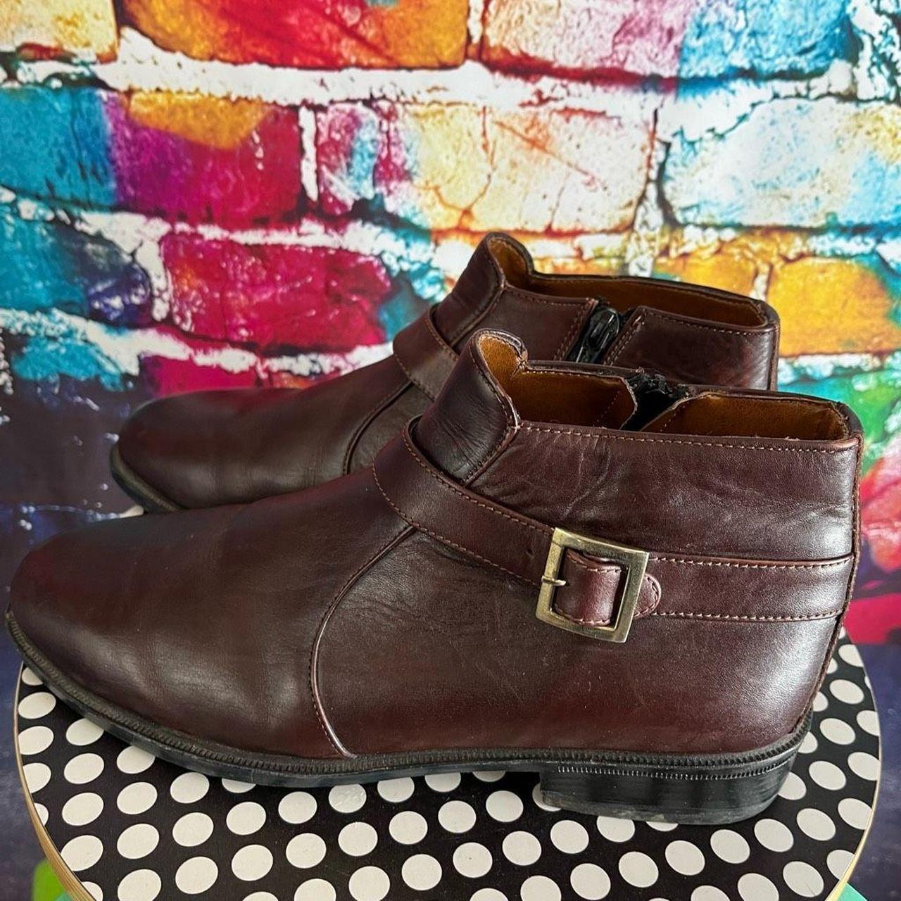 Stacy adams brown outlet boots