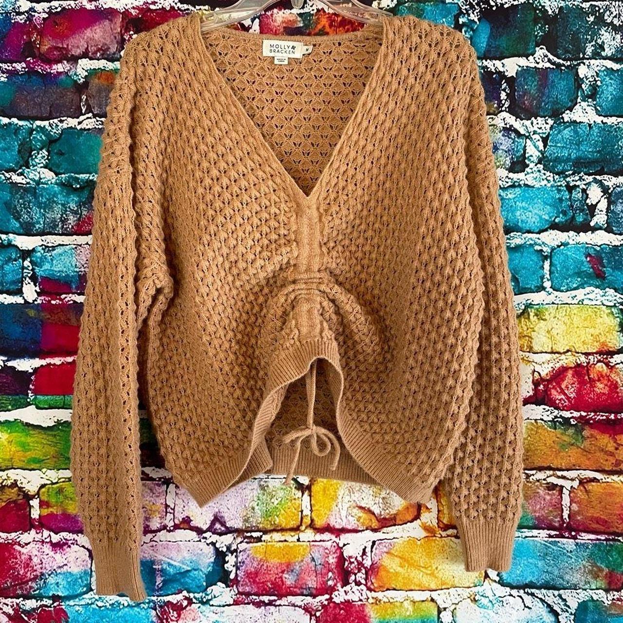 Ruched cheap pullover sweater