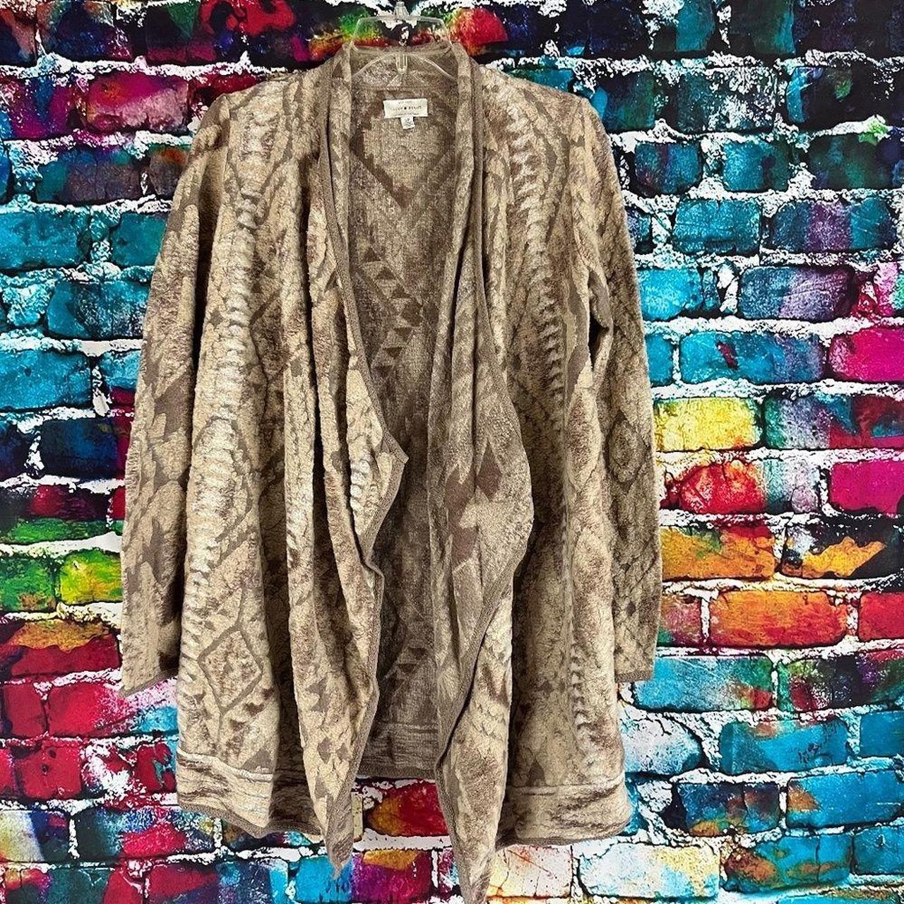 Lucky Brand good Aztec Open Front Cardigan