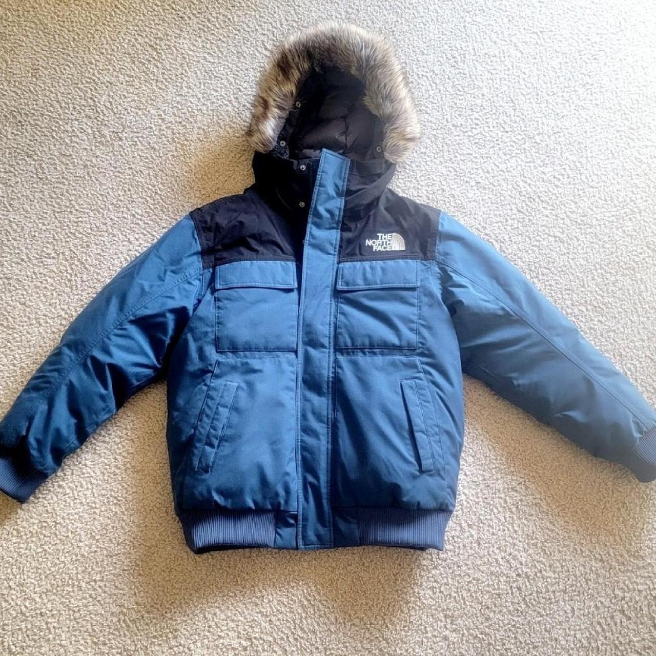 North face gotham jacket on sale blue