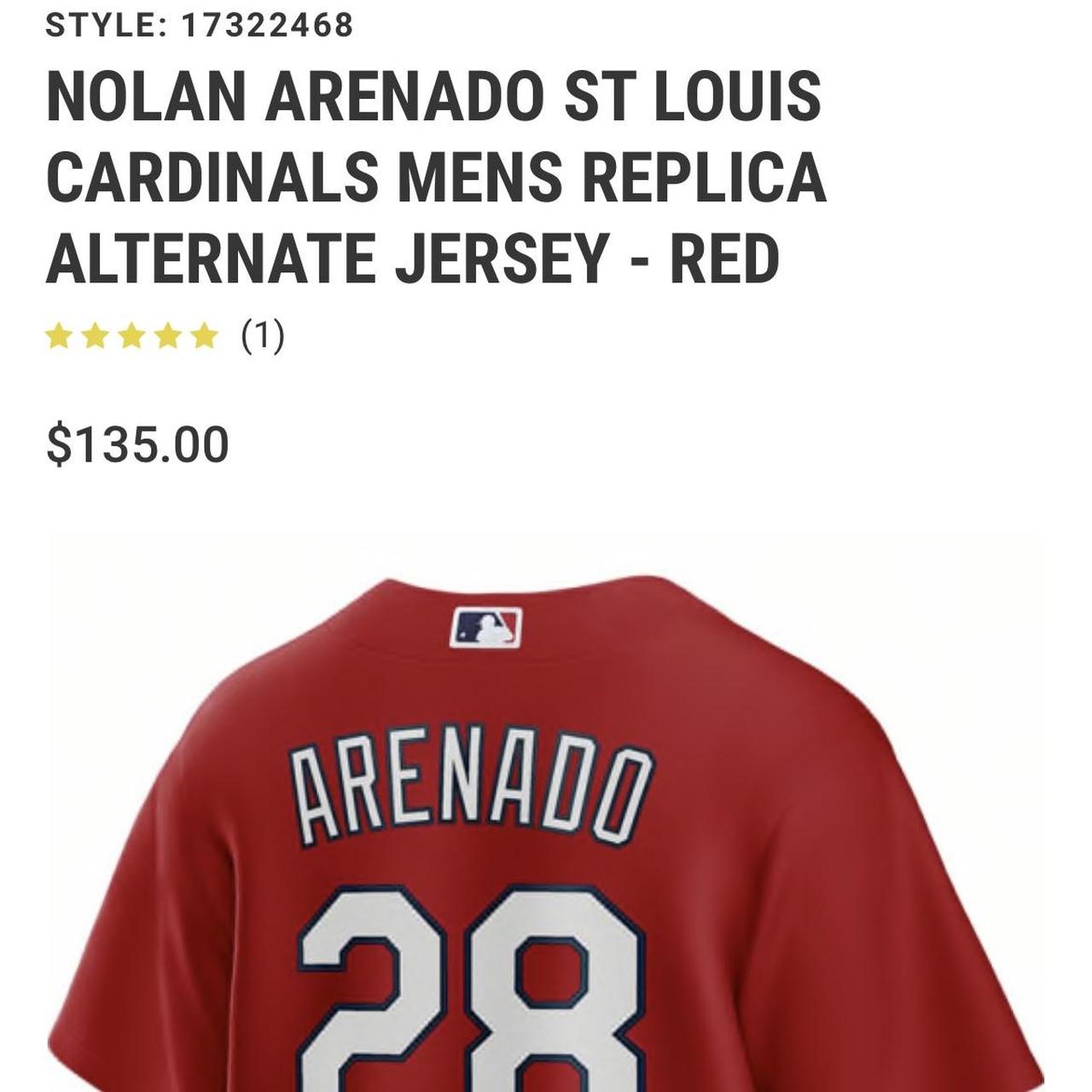 Men's Nike Nolan Arenado Red St. Louis Cardinals Alternate