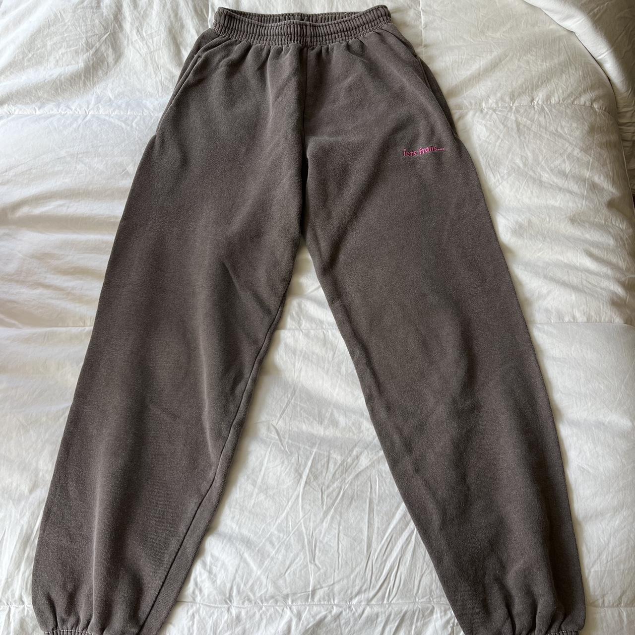 iets frans... Women's Brown and Pink Trousers | Depop