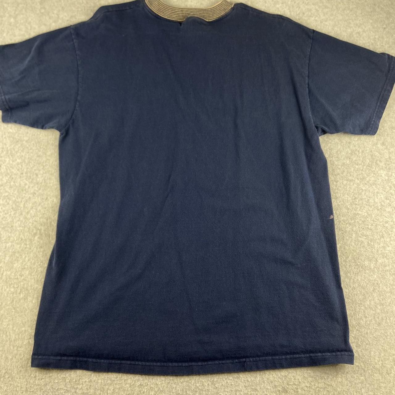 Hanes Men's Navy T-shirt | Depop