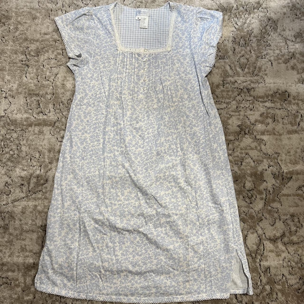 Women's Blue and White Dress | Depop