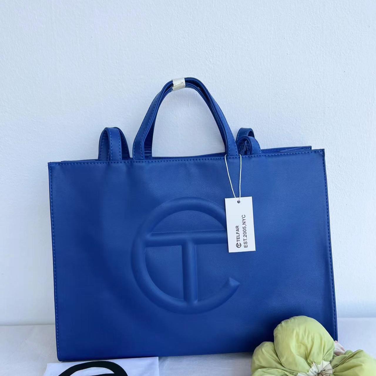 Telfar small purchases bag navy