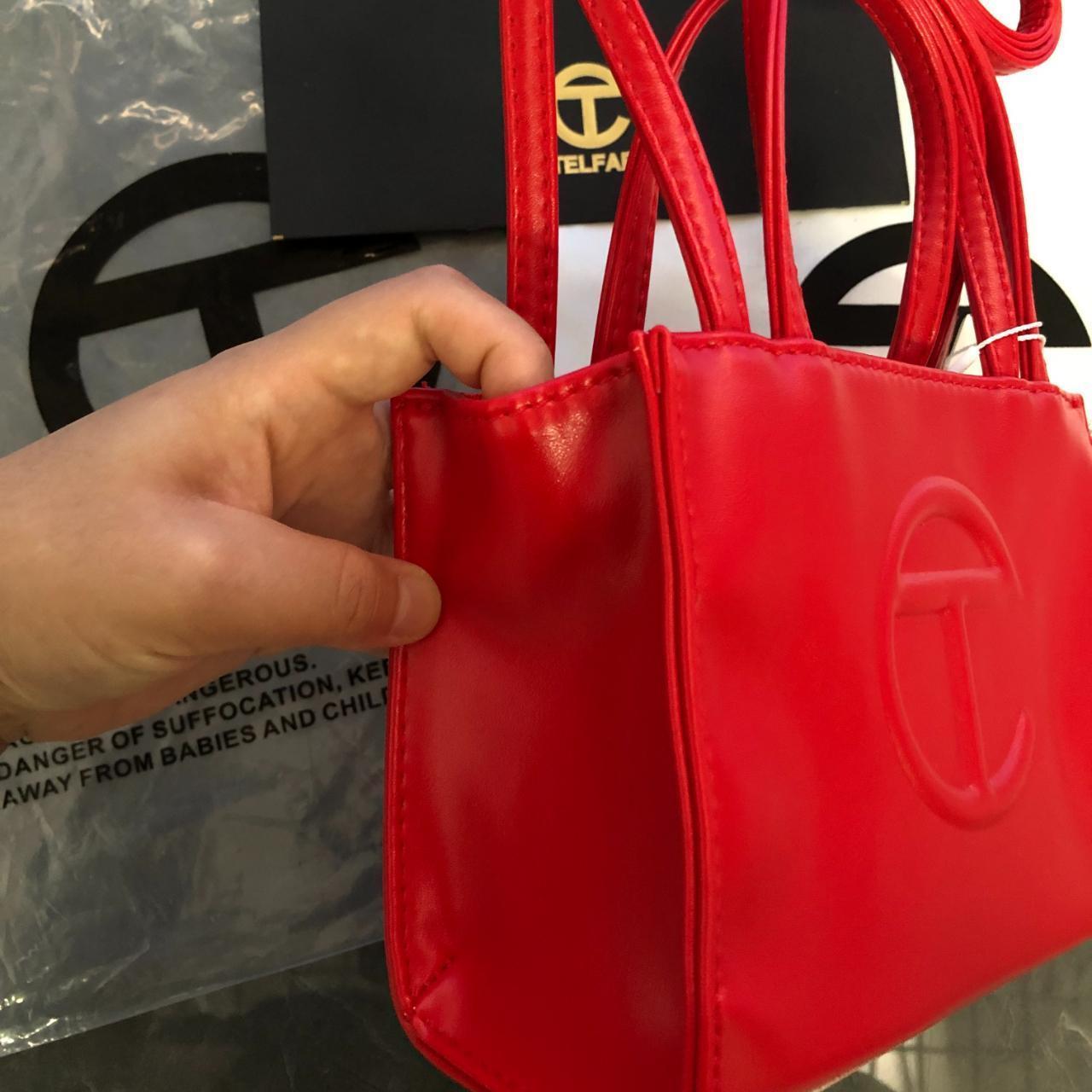 Telfa Red shopping bag buy