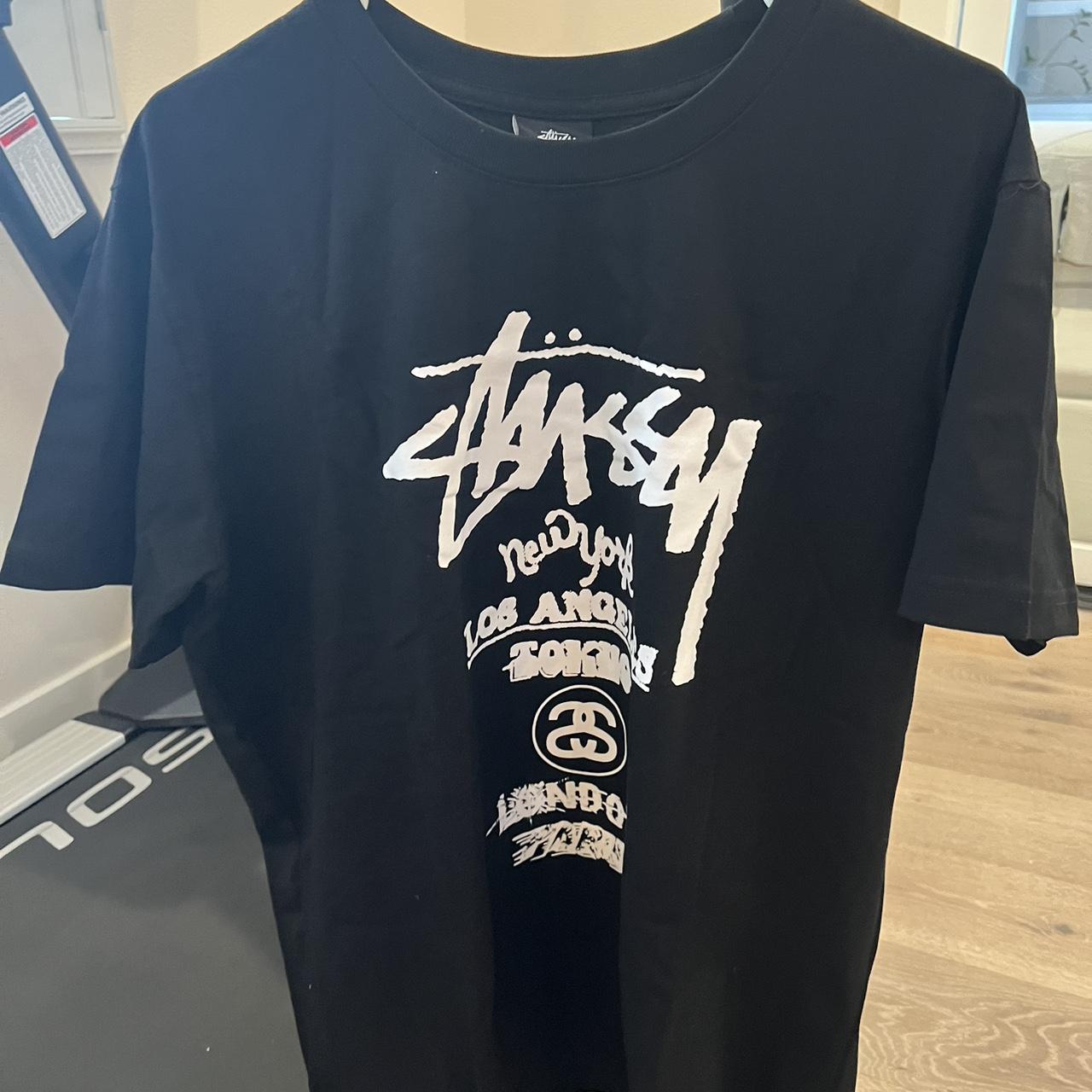 Black Stussy T-Shirt #stussy #streetwear #thrifted - Depop