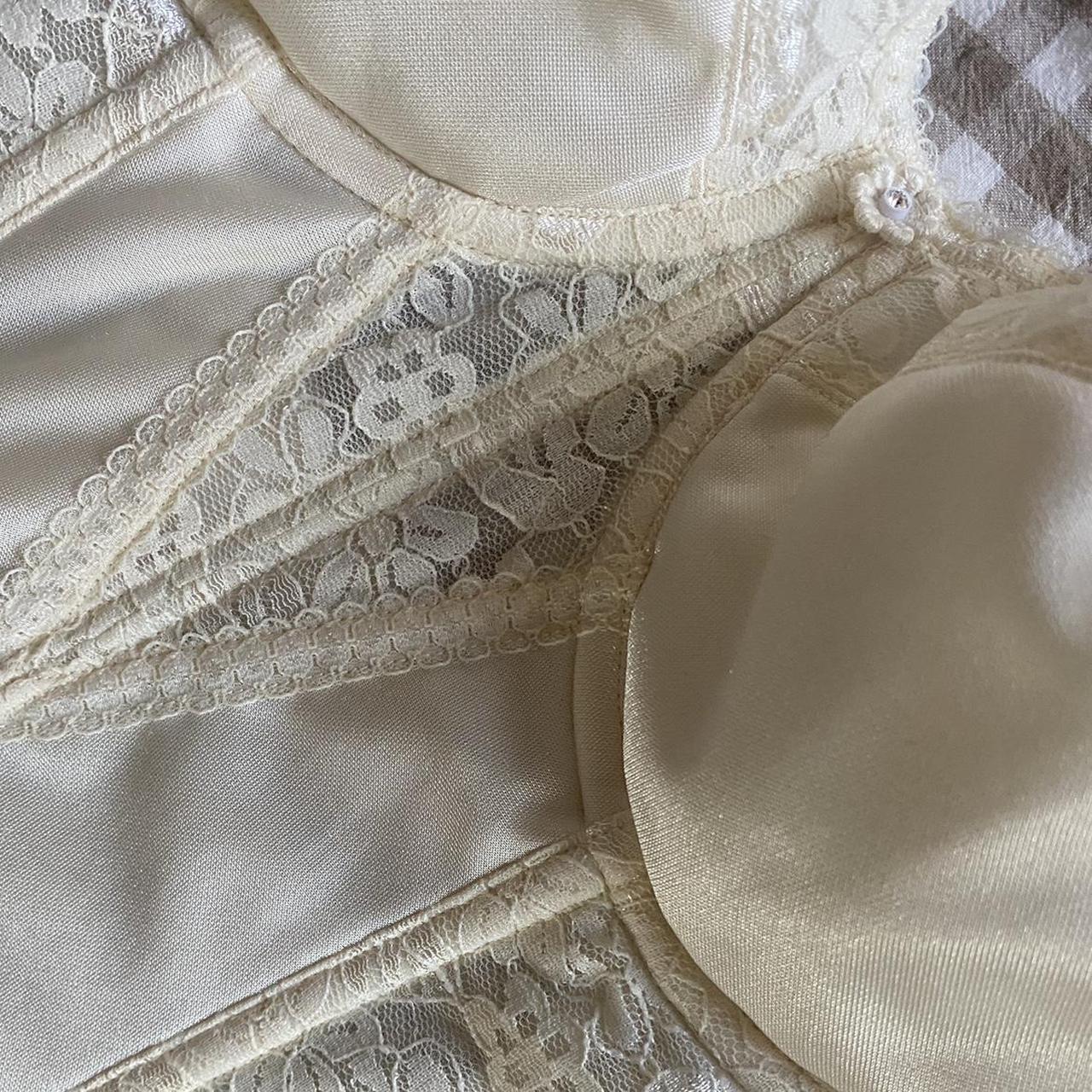 Dominique Women's Cream Corset | Depop