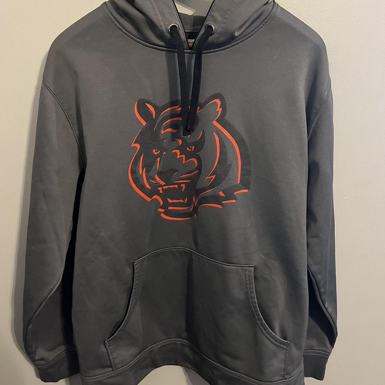 cincinnati bengals grey hoodie size medium #nfl - Depop