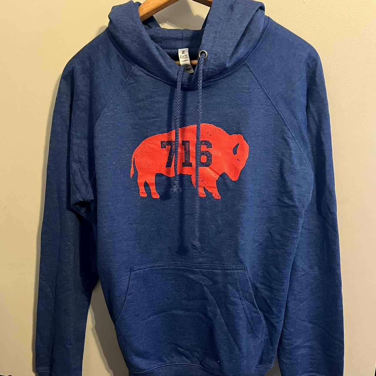 Red Buffalo Pullover Hoodie for Sale by sevenonesix