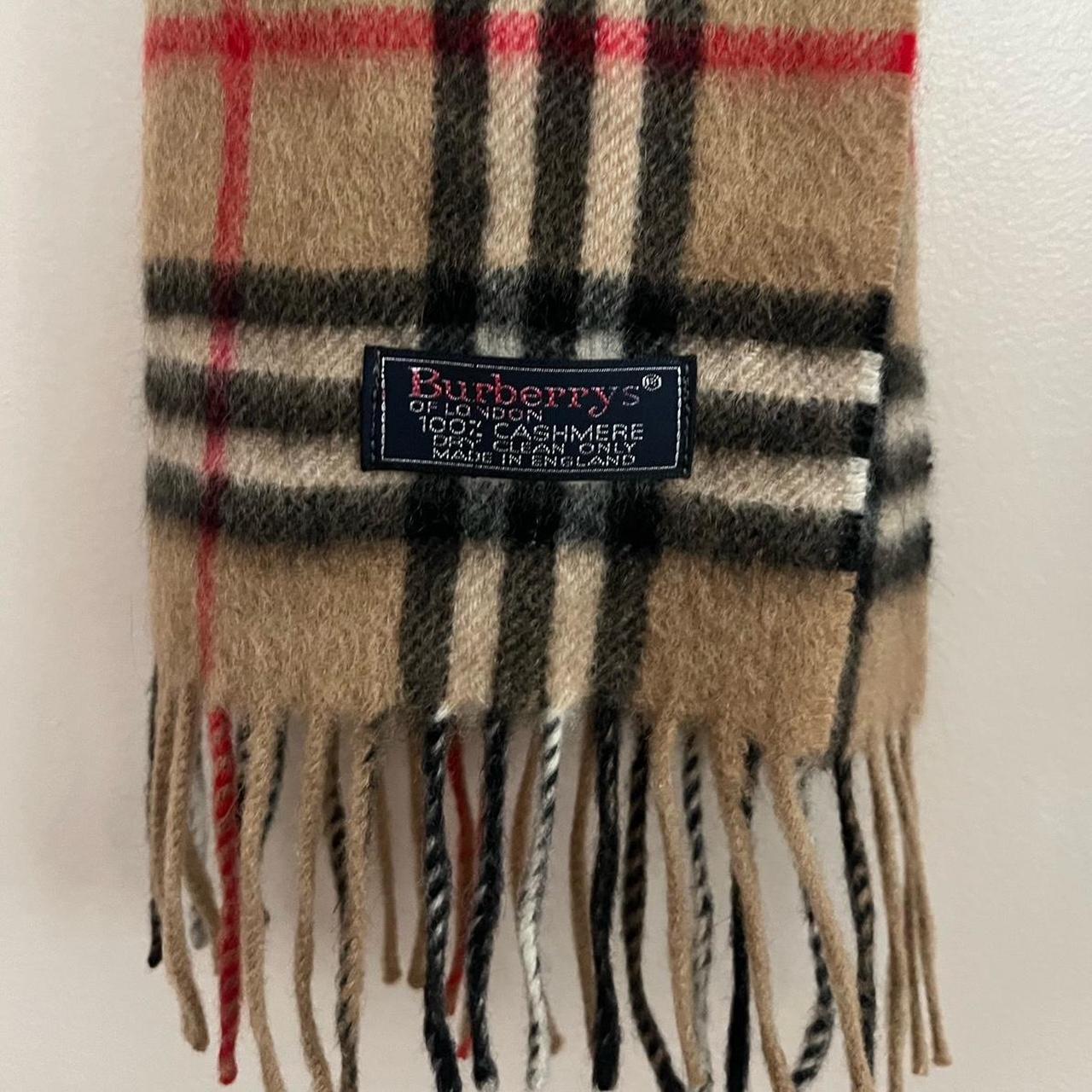 burberry 50 cashmere 50 wool scarf womens