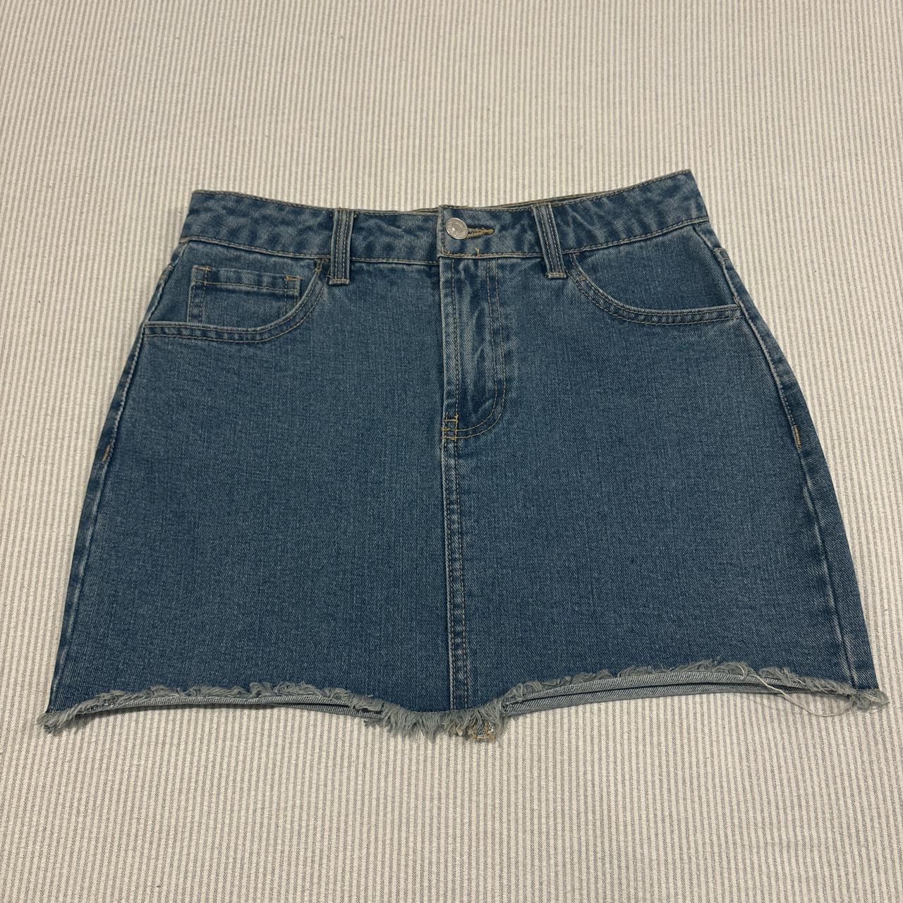 HOT Depop Navy Blue Skirt Forever 21 Forever 21 Women's Skirt