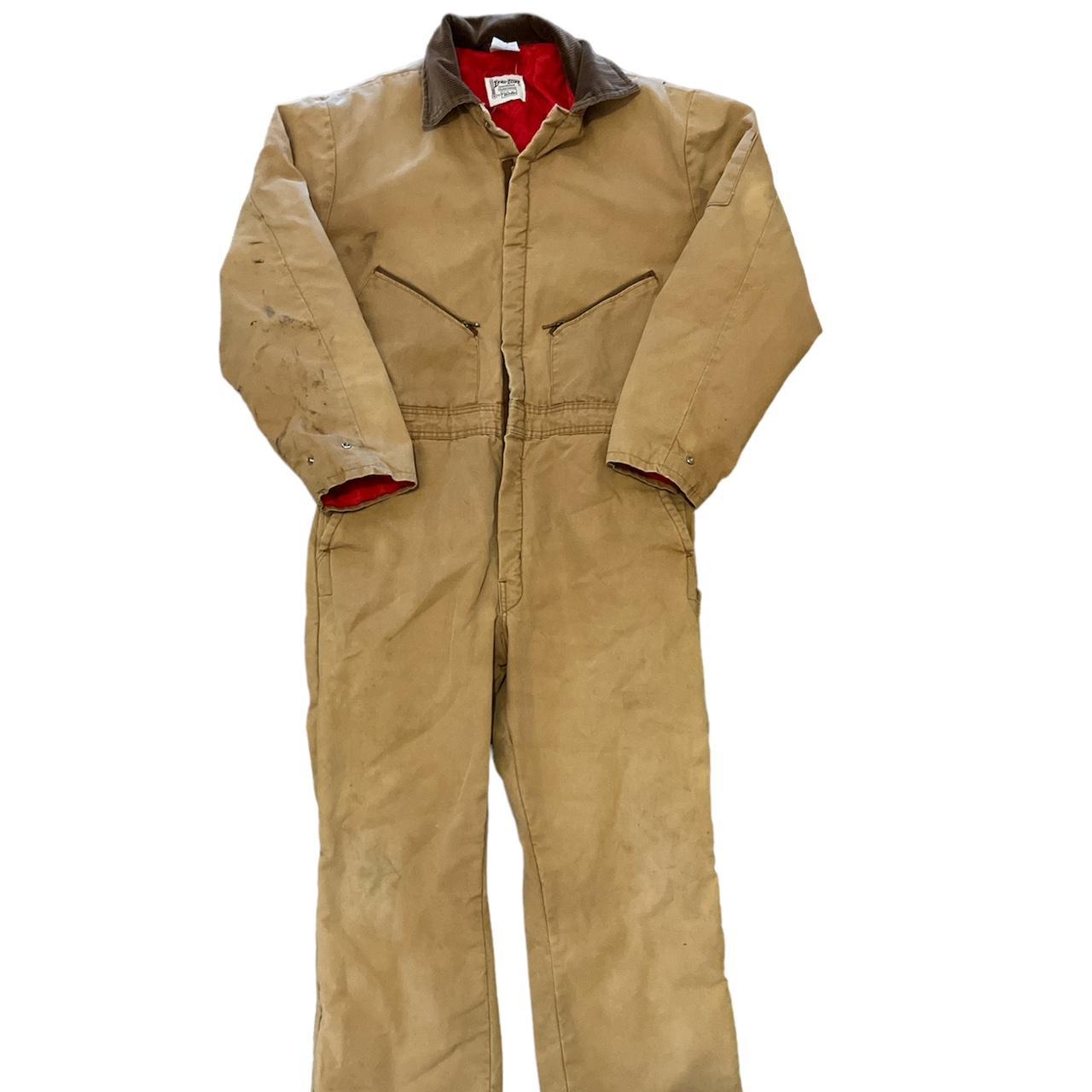 Men's Tan Jumpsuit Depop